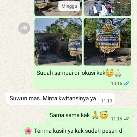 Pengiriman Papan Bunga Duka Kalensari Compreng