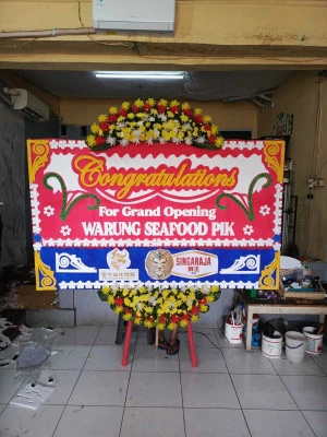 Papan Bunga di Kalensari Compreng